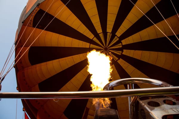 Hot air balloon in Goa: photo 1