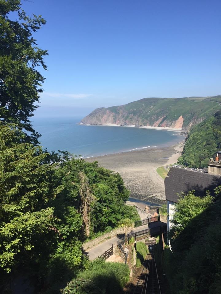 The quaint town of Lynton, England
