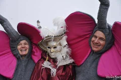 Venice Carnival, a travel through time
