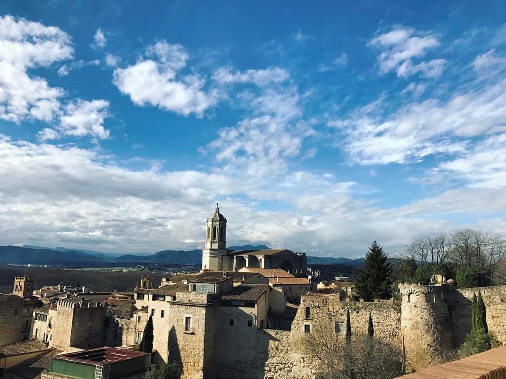 Walking around the magnificent city of Girona