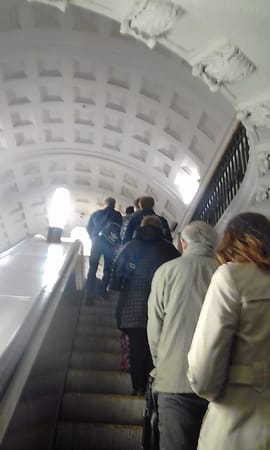 The best places in Russia: magic of the Moscow metro: photo 7