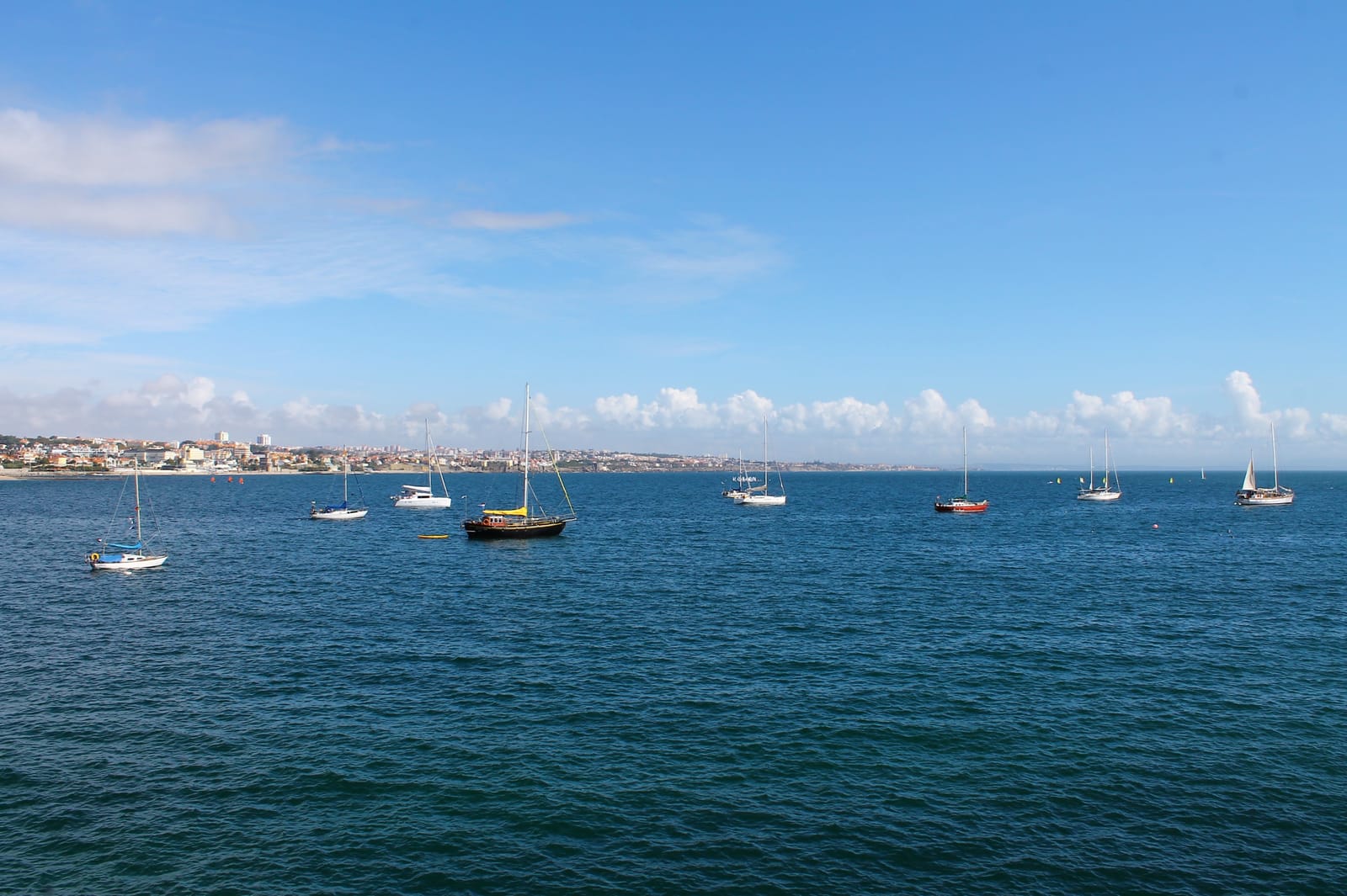 Anchoring at Cascais