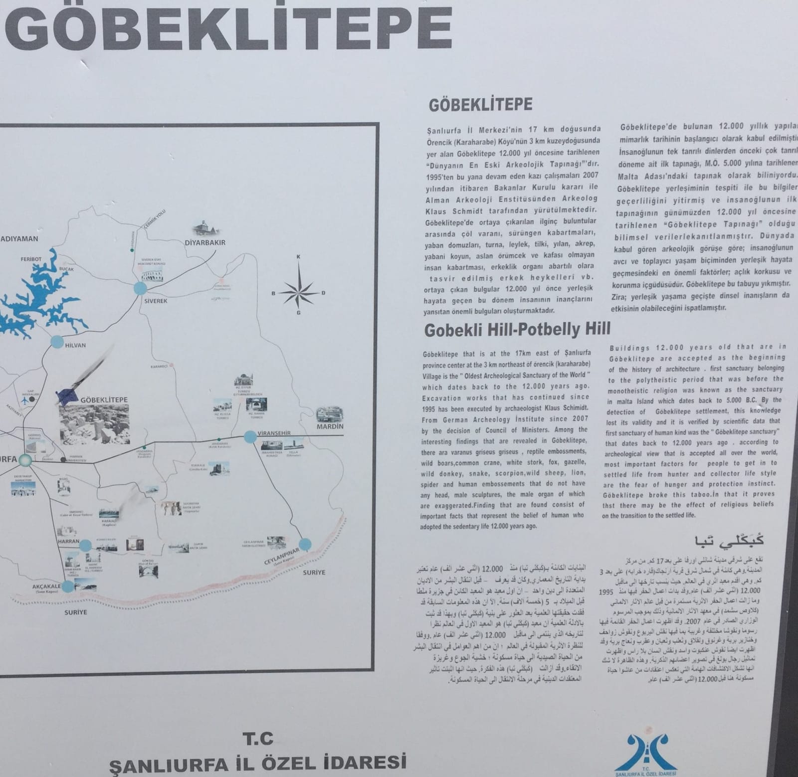 Göbeklitepe, First Temple of the World is in the History Scene