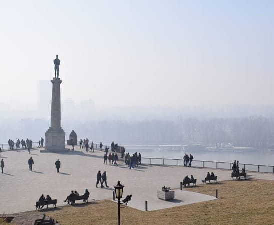 Serbia: The naked male statue in the center of Belgrade: photo 3