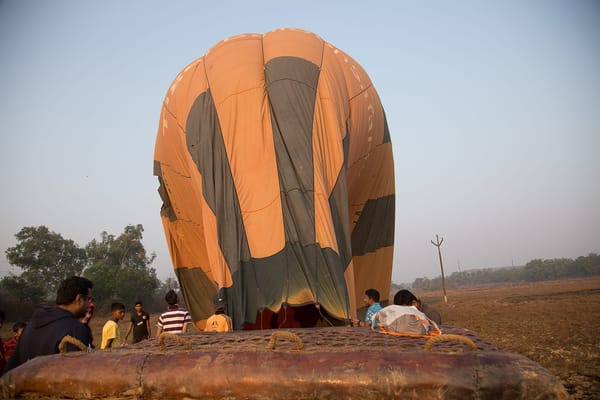 Hot air balloon in Goa: photo 4