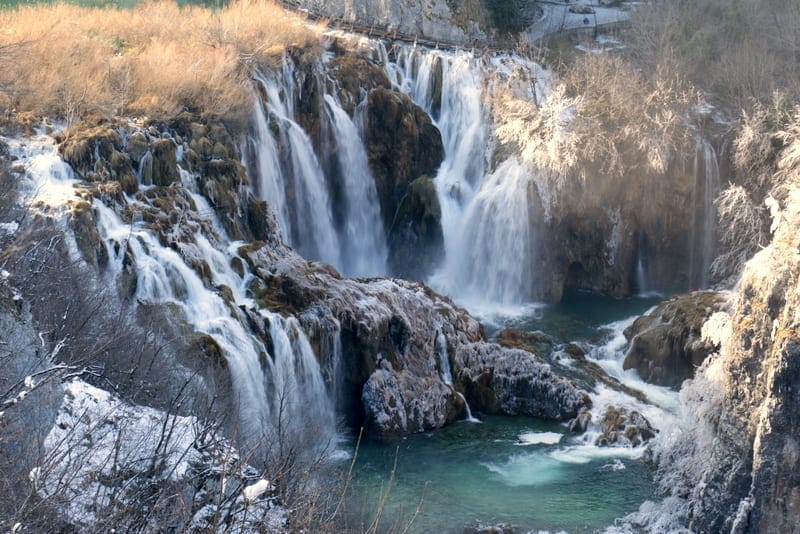 Magical Plitvice Lakes in Winter