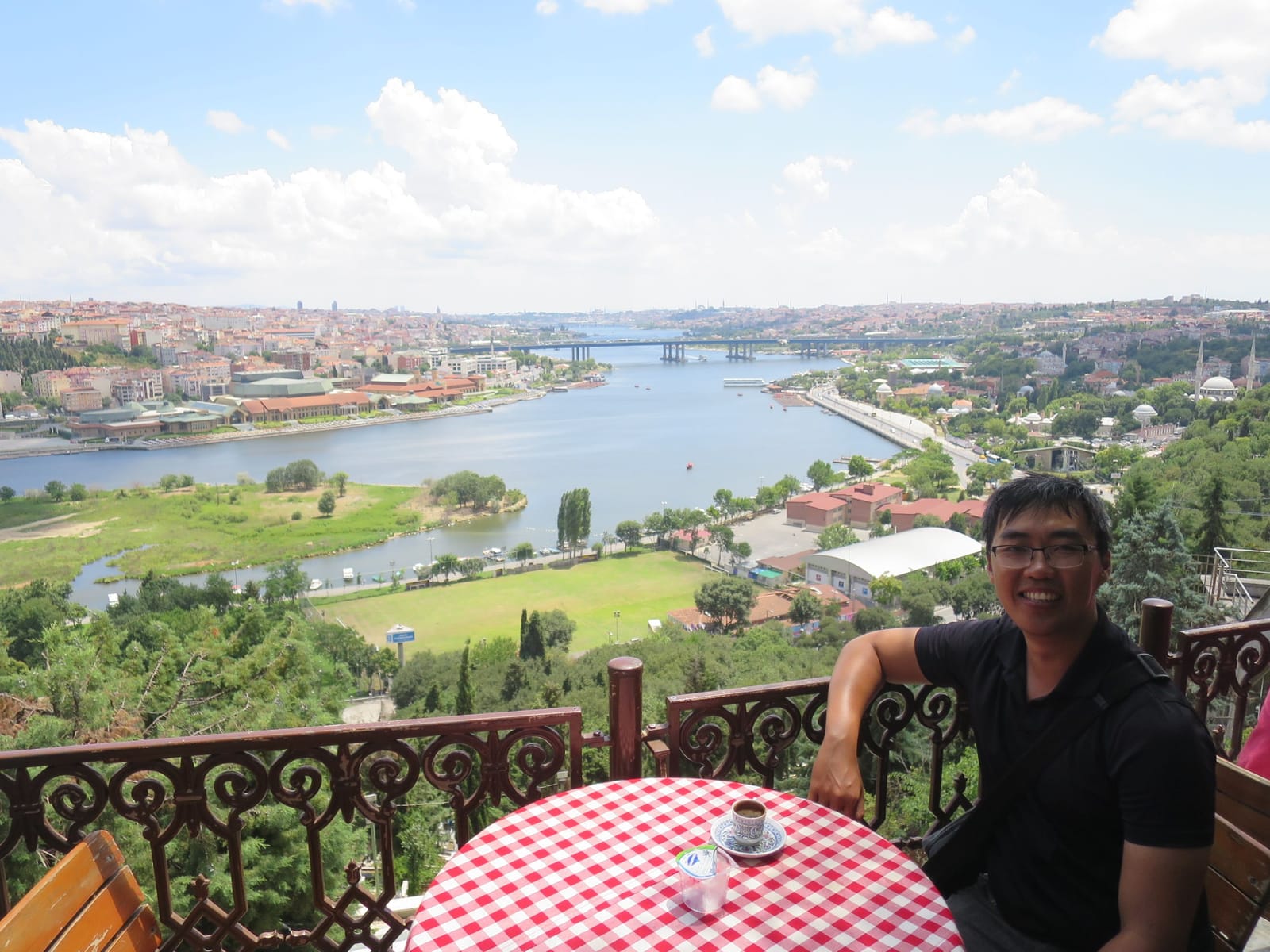 A Cup of Turkish Coffee at Pierre Loti Cafe,Istanbul