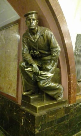 The best places in Russia: magic of the Moscow metro: photo 2