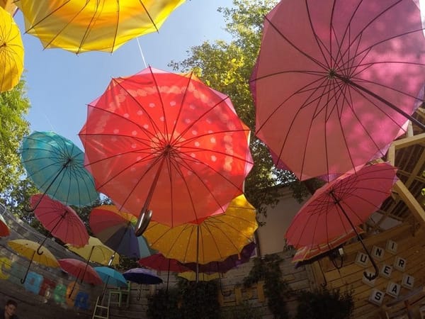 Bucharest under umbrellas: photo 2