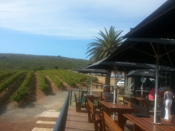 South Africa:  Garden Route Wine Tasting:  Jakkalsvlei Winery: photo 2
