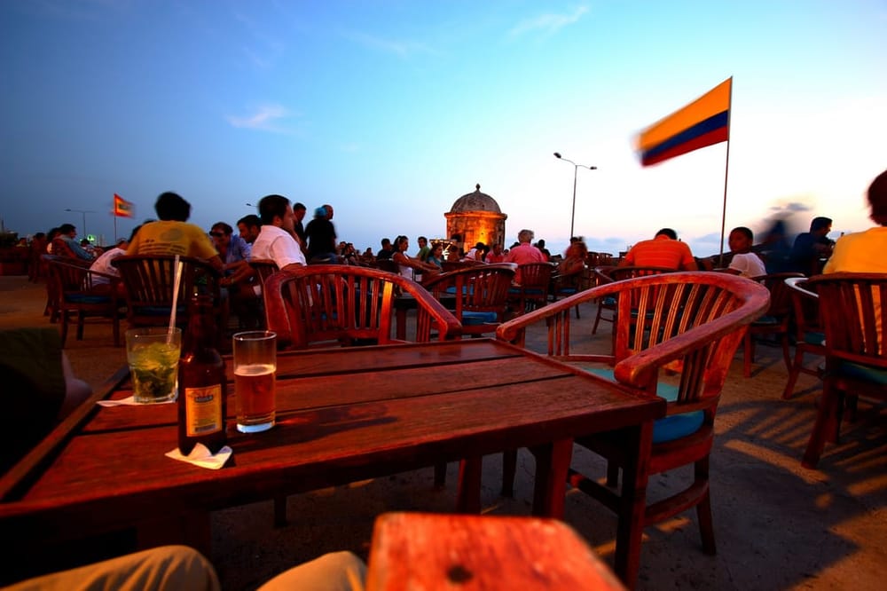 Cartagena: sunset and night life