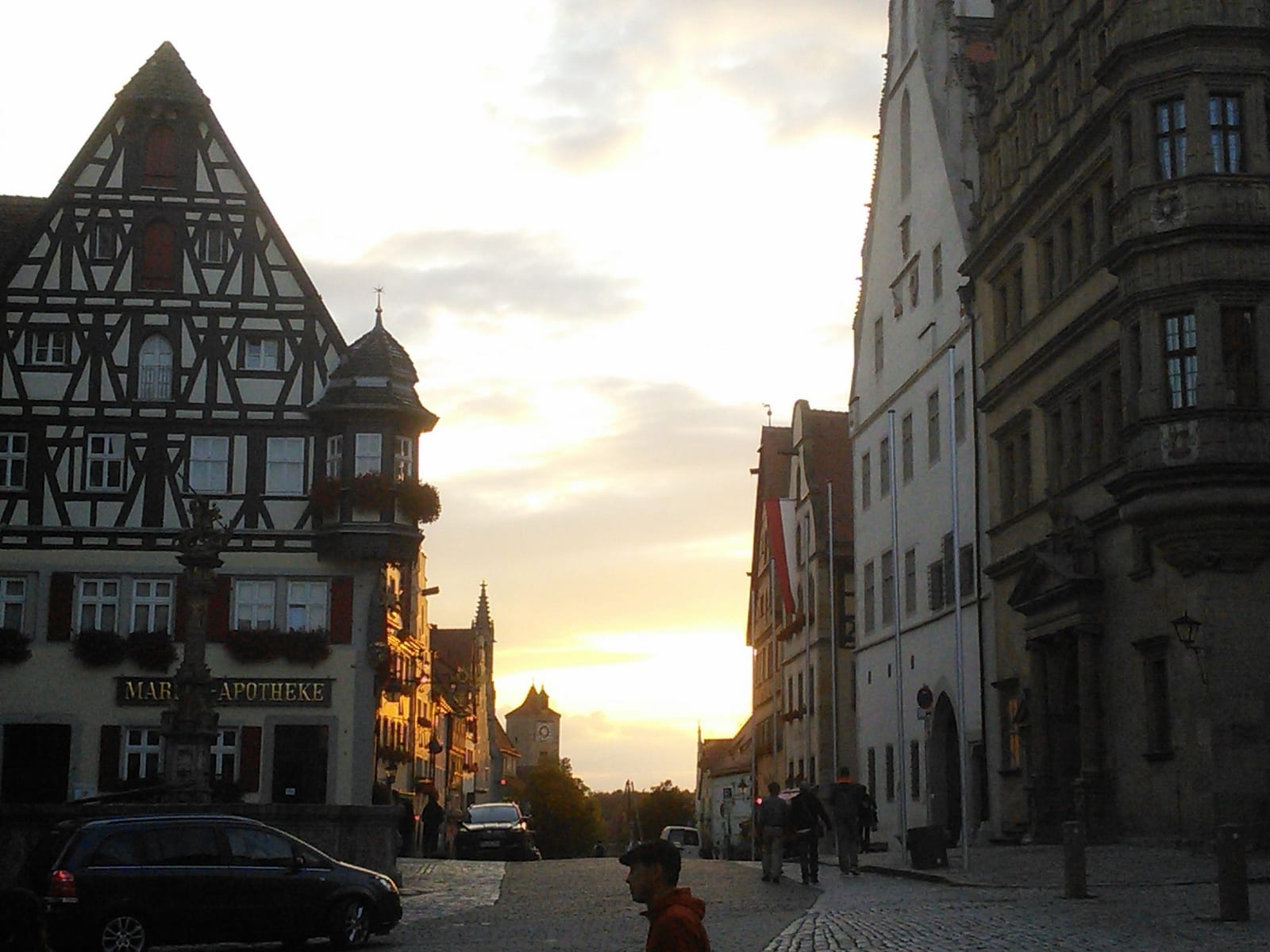 Enjoying Rothenburg ob der Tauber, Germany