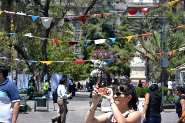 Santiago, Chile: The city from Southamerica between the mountains: photo 2