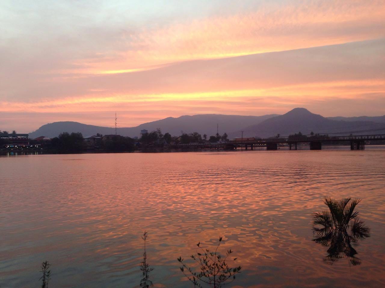 Kampot, Cambodia: Hanging out near the Main Downtown Area