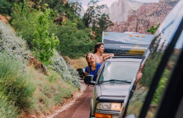 Zion National Park, a unique red cliff natural landmark: photo 2